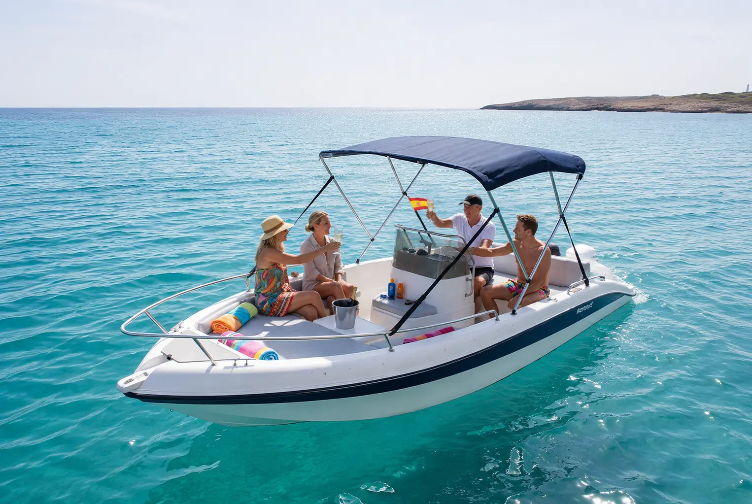 Experiencia privada en barco por el Mediterráneo